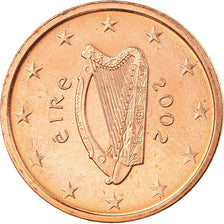 IRELAND REPUBLIC, 2 Euro Cent, 2002, MS(63), Copper Plated Steel, KM:33