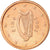 REPÚBLICA DA IRLANDA, 2 Euro Cent, 2002, MS(63), Aço Cromado a Cobre, KM:33