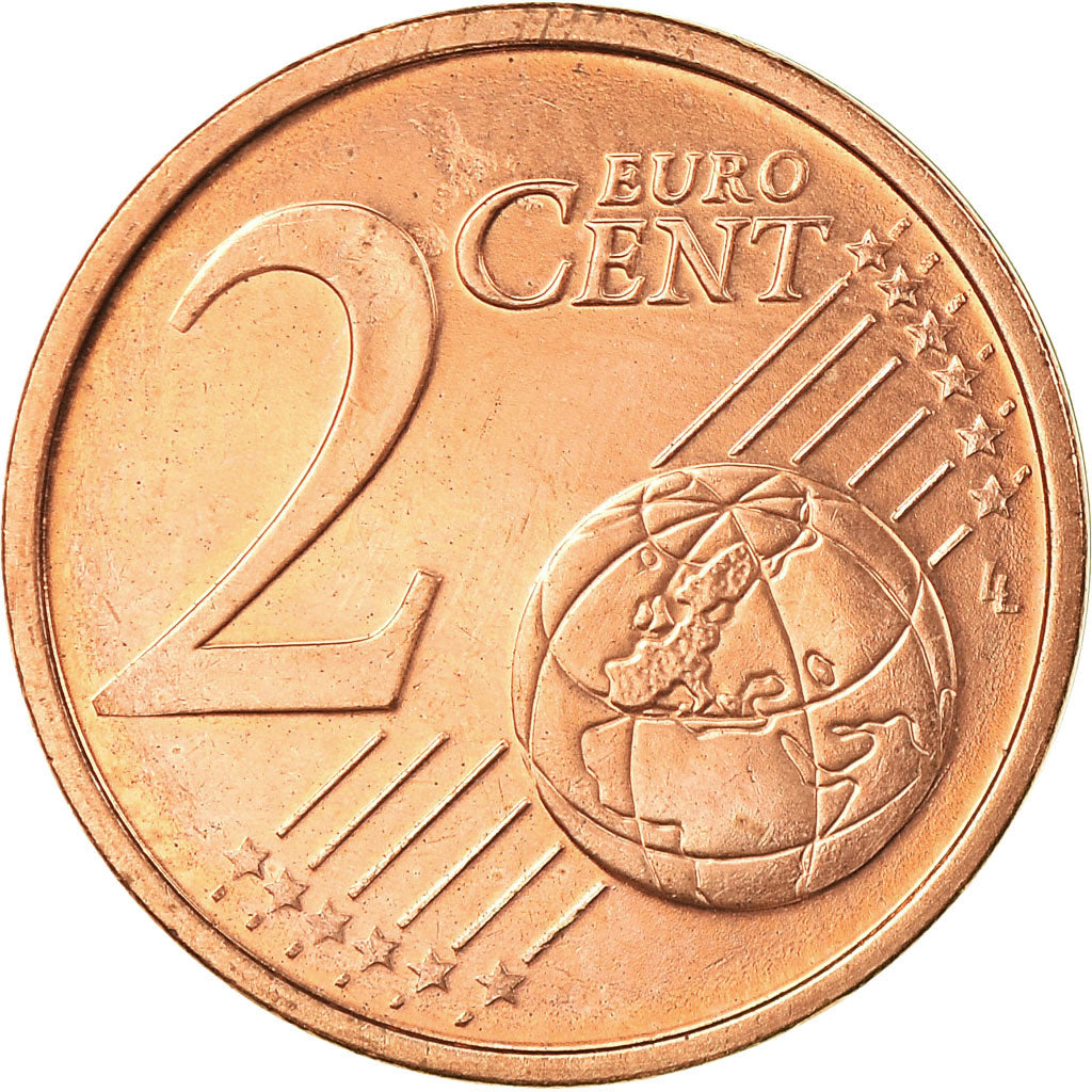 IRELAND REPUBLIC, 2 Euro Cent, 2002, MS(63), Copper Plated Steel, KM:33