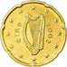 IRELAND REPUBLIC, 20 Euro Cent, 2002, UNZ, Messing, KM:36