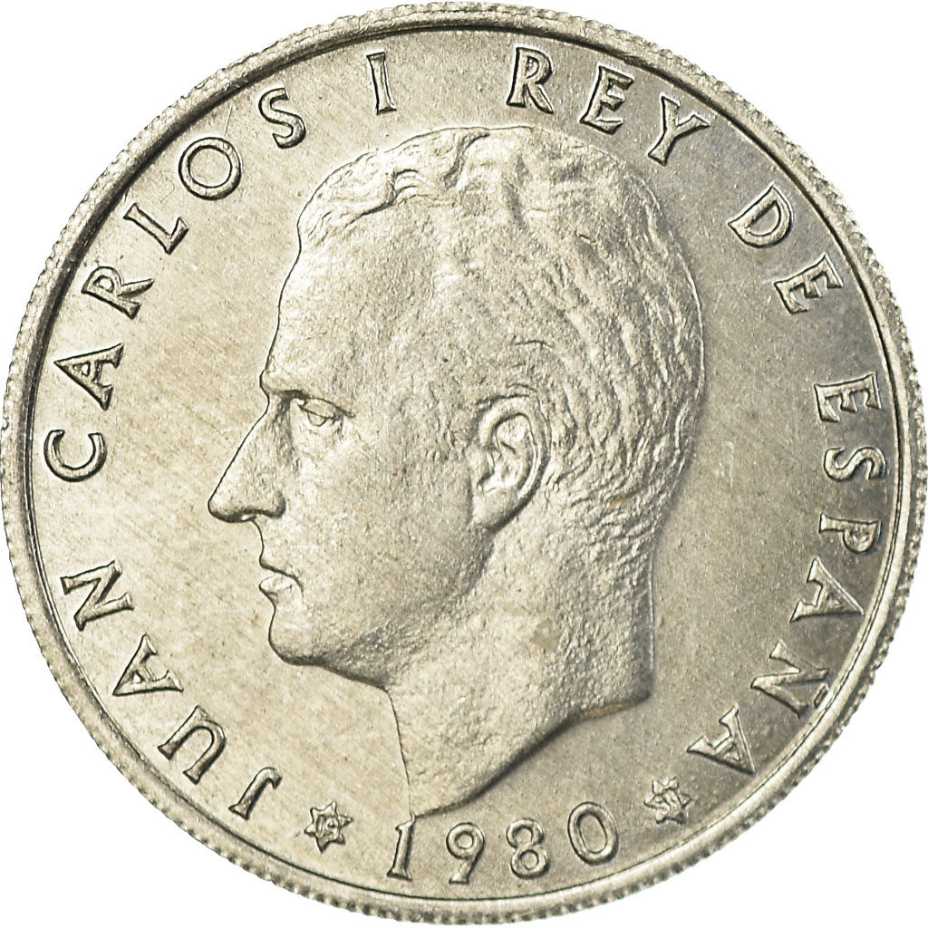 Munten, Spanje, Juan Carlos I, 50 Centimos, 1980, UNC-, Aluminium, KM:815
