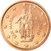 San Marino, 2 Euro Cent, 2010, MS(65-70), Copper Plated Steel, KM:441