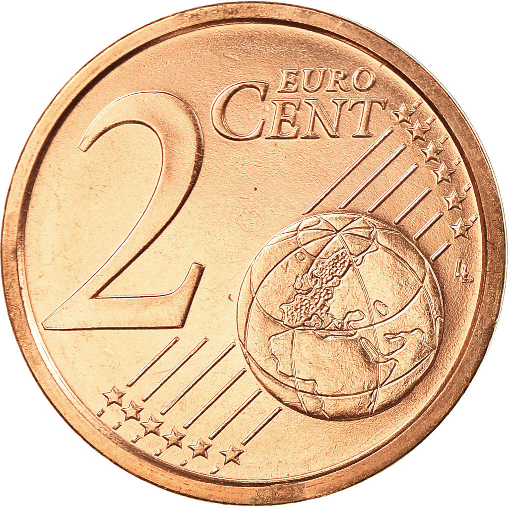 San Marino, 2 Euro Cent, 2010, MS(65-70), Copper Plated Steel, KM:441