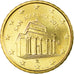 San Marino, 10 Euro Cent, 2010, MS(65-70), Brass, KM:482
