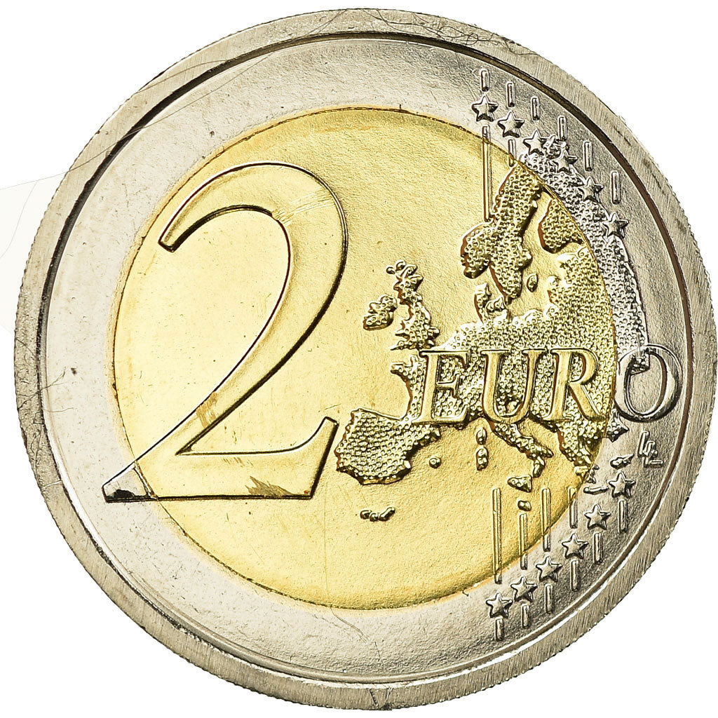 San Marino, 2 Euro, 2010, MS(65-70), Bi-Metallic, KM:486