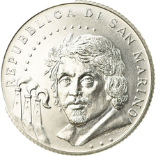 San Marino, 5 Euro, Caravaggio, 2010, MS(65-70), Silver, KM:496