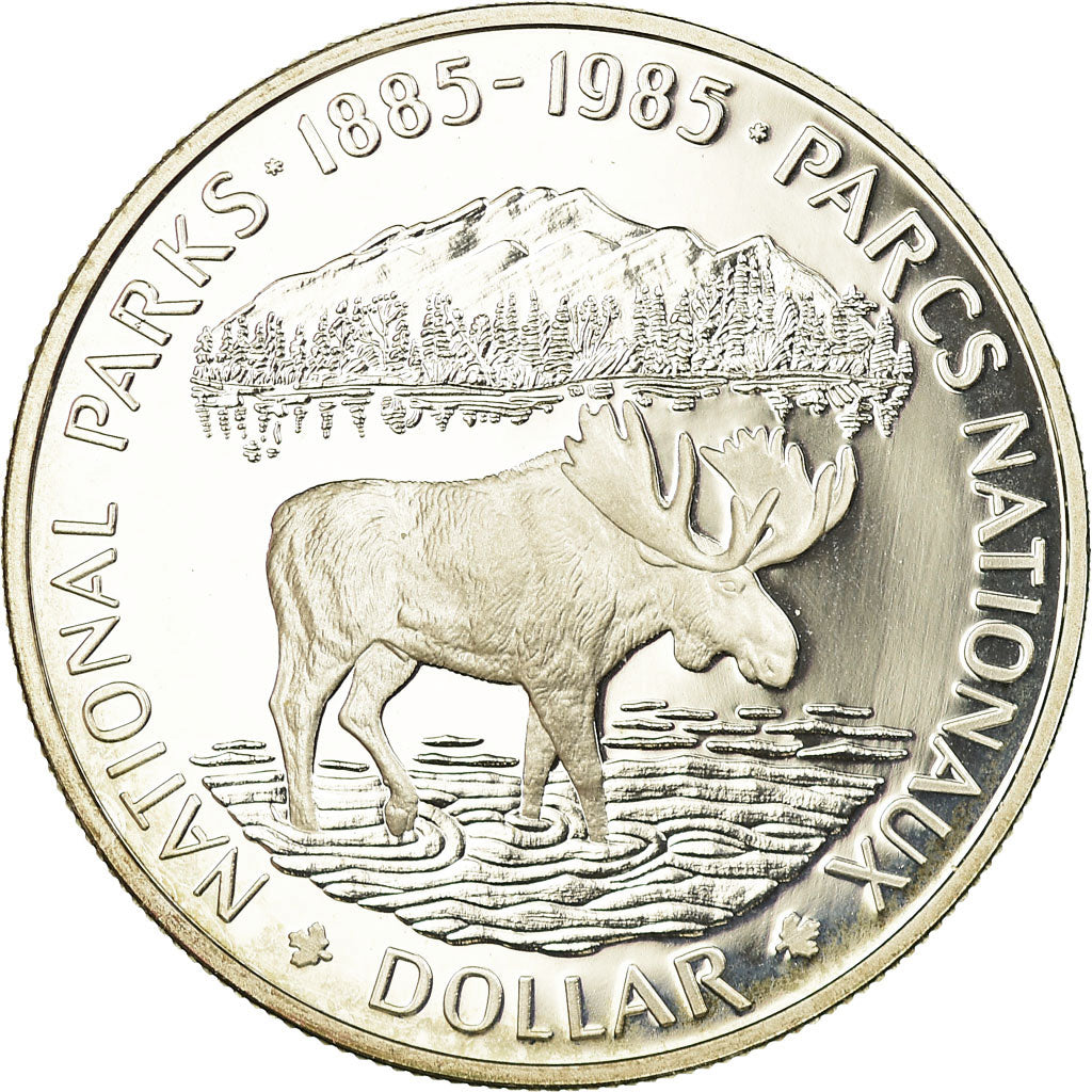 Coin, Canada, Elizabeth II, Dollar, 1985, Royal Canadian Mint, Ottawa, Proof