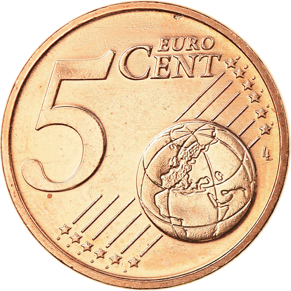 Latvia, 5 Euro Cent, 2014, UNZ, Copper Plated Steel
