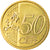 Latvia, 50 Euro Cent, 2014, MS(63), Brass
