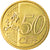 Letónia, 50 Euro Cent, 2014, MS(63), Latão