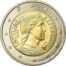 Lettonia, 2 Euro, 2014, SPL, Bi-metallico