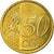 Słowacja, 50 Euro Cent, 2009, MS(63), Mosiądz, KM:100