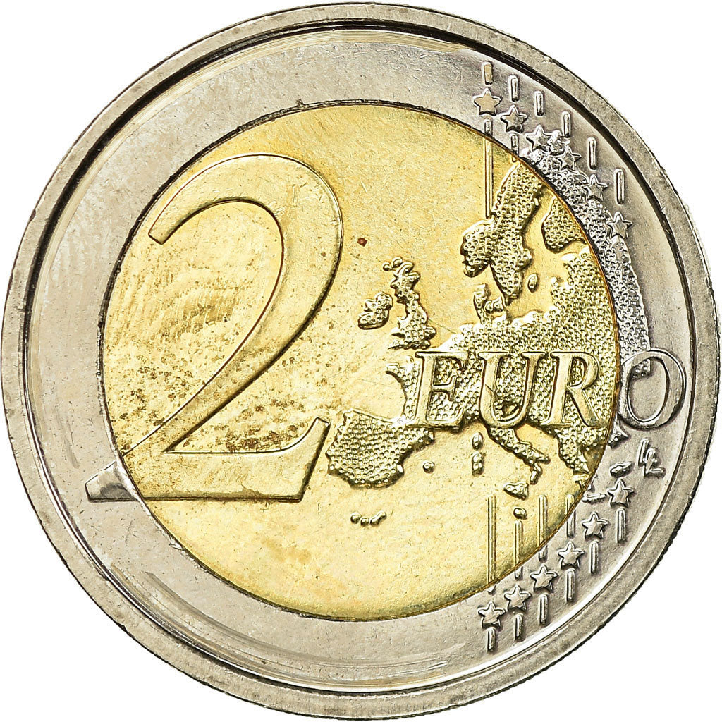 België, 2 Euro, Louis Braille, 2009, PR, Bi-Metallic, KM:288