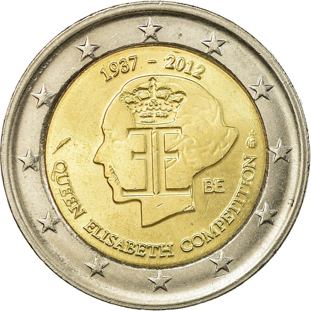 België, 2 Euro, Queen Elisabeth, 2012, UNC-, Bi-Metallic
