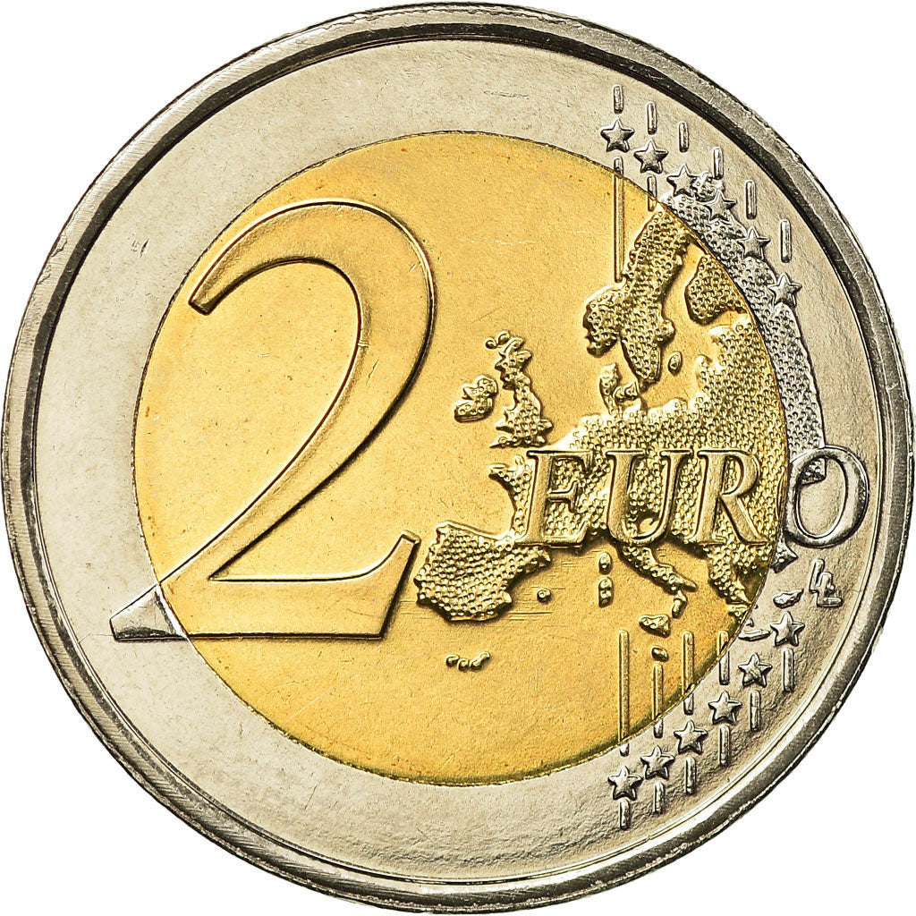 Luxembourg, 2 Euro, 2010, MS(63), Bi-Metallic, KM:115