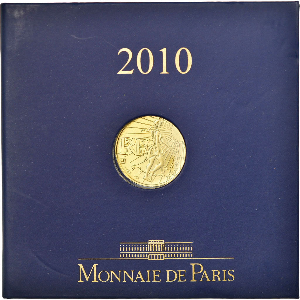 France, 100 Euro, 2010, MS(65-70), Gold, Gadoury:EU401, KM:1536