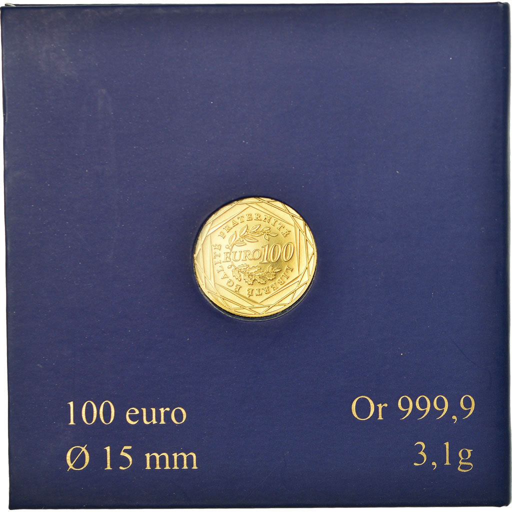 France, 100 Euro, 2010, MS(65-70), Gold, Gadoury:EU401, KM:1536