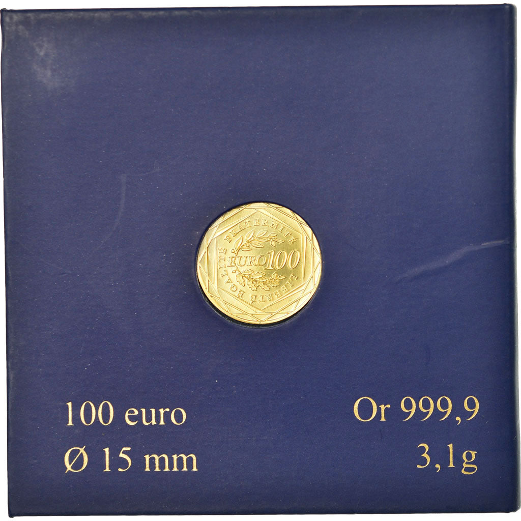 France, 100 Euro, 2010, MS(65-70), Gold, Gadoury:EU401, KM:1536