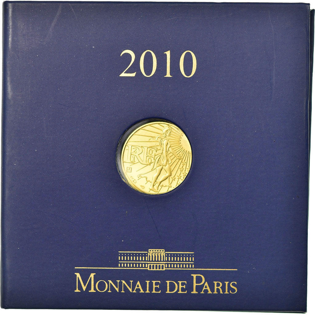 France, 100 Euro, 2010, MS(65-70), Gold, Gadoury:EU401, KM:1536