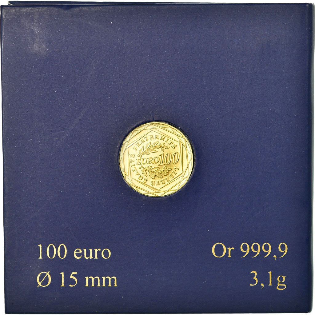 France, 100 Euro, 2010, MS(65-70), Gold, Gadoury:EU401, KM:1536
