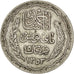 Tunisia, 5 Francs, 1936, Paris, KM #261, AU(50-53), Silver, 4.96
