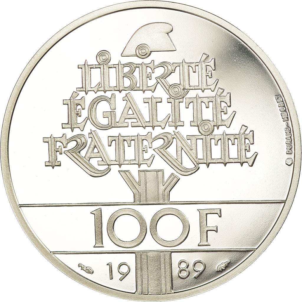 Monnaie, France, 100 Francs, 1989, FDC, Argent, Gadoury:904, KM:970a