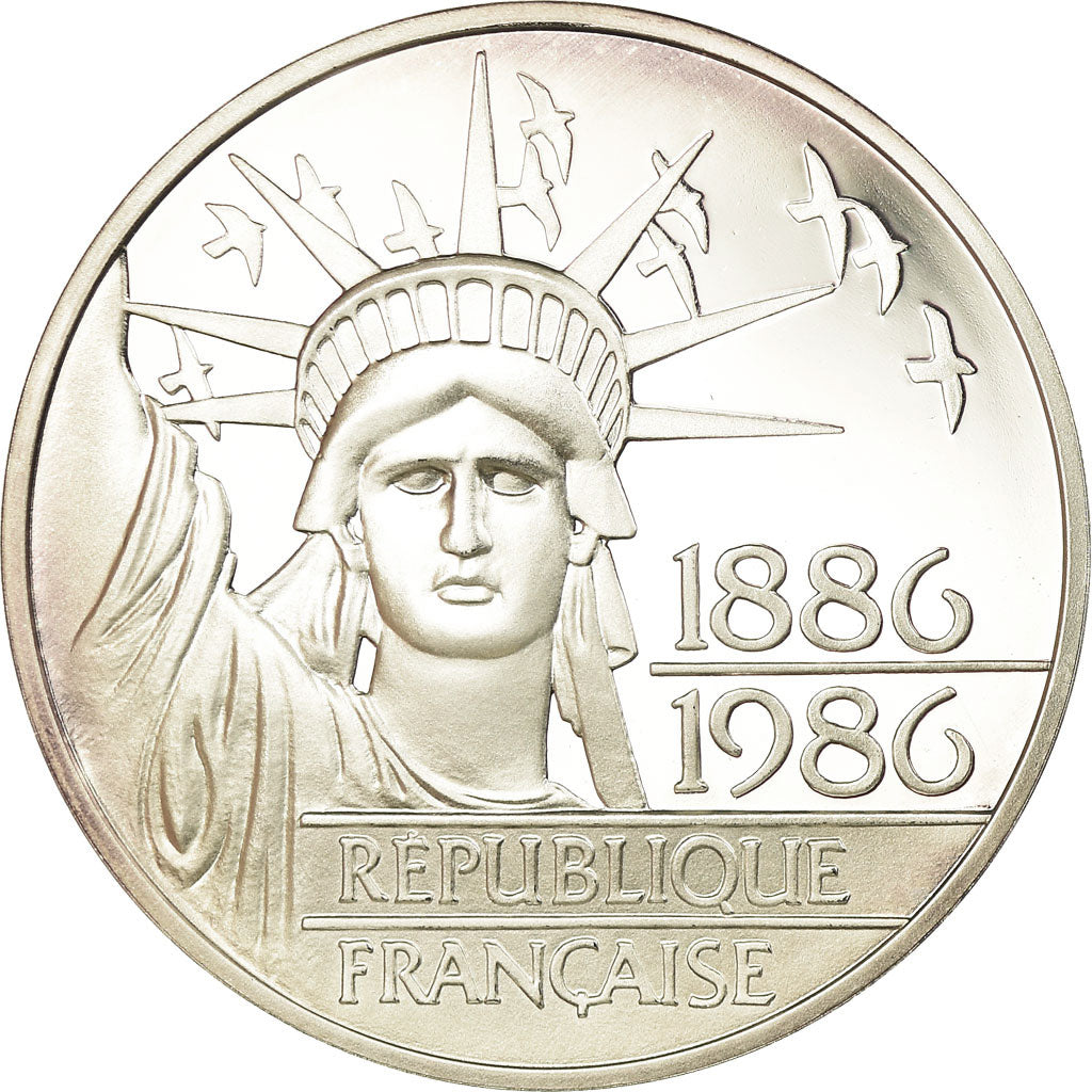 Coin, France, 100 Francs, 1986, MS(65-70), Silver, KM:960a, Gadoury:901