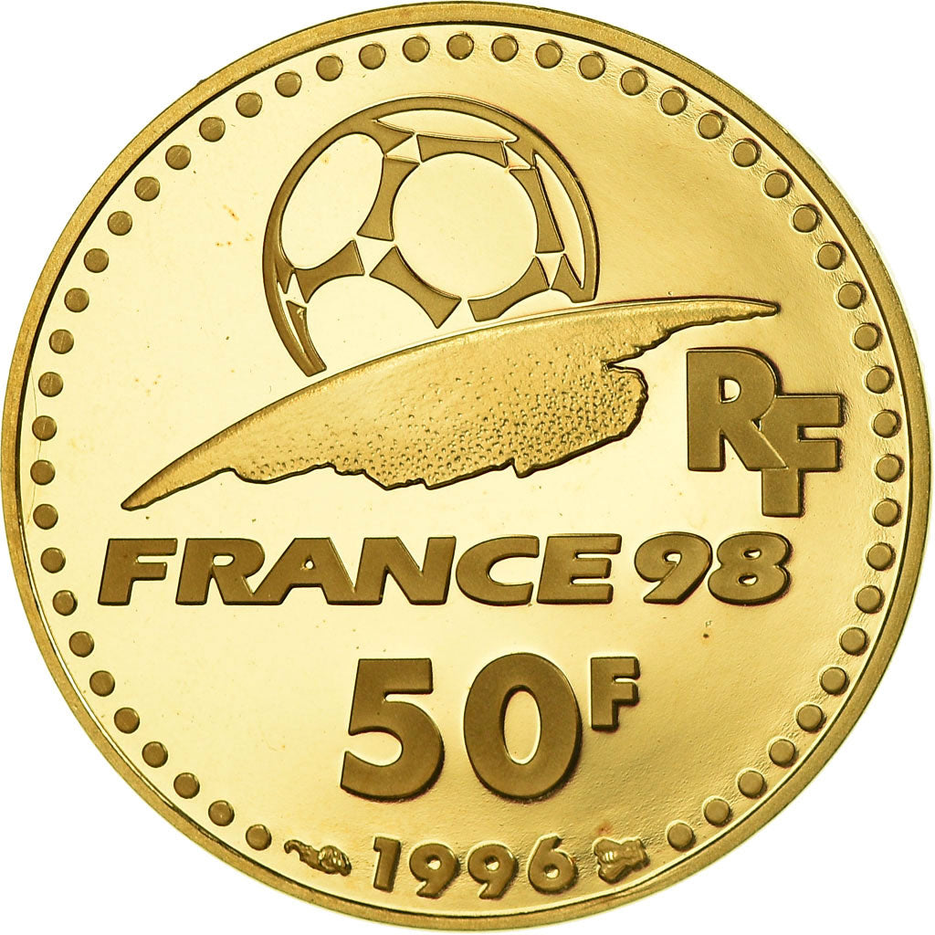 Coin, France, 50 Francs, 1996, Paris, MS(65-70), Gold, KM:1145
