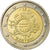 Belgio, 2 Euro, 10 years euro, 2012, SPL-, Bi-metallico, KM:315