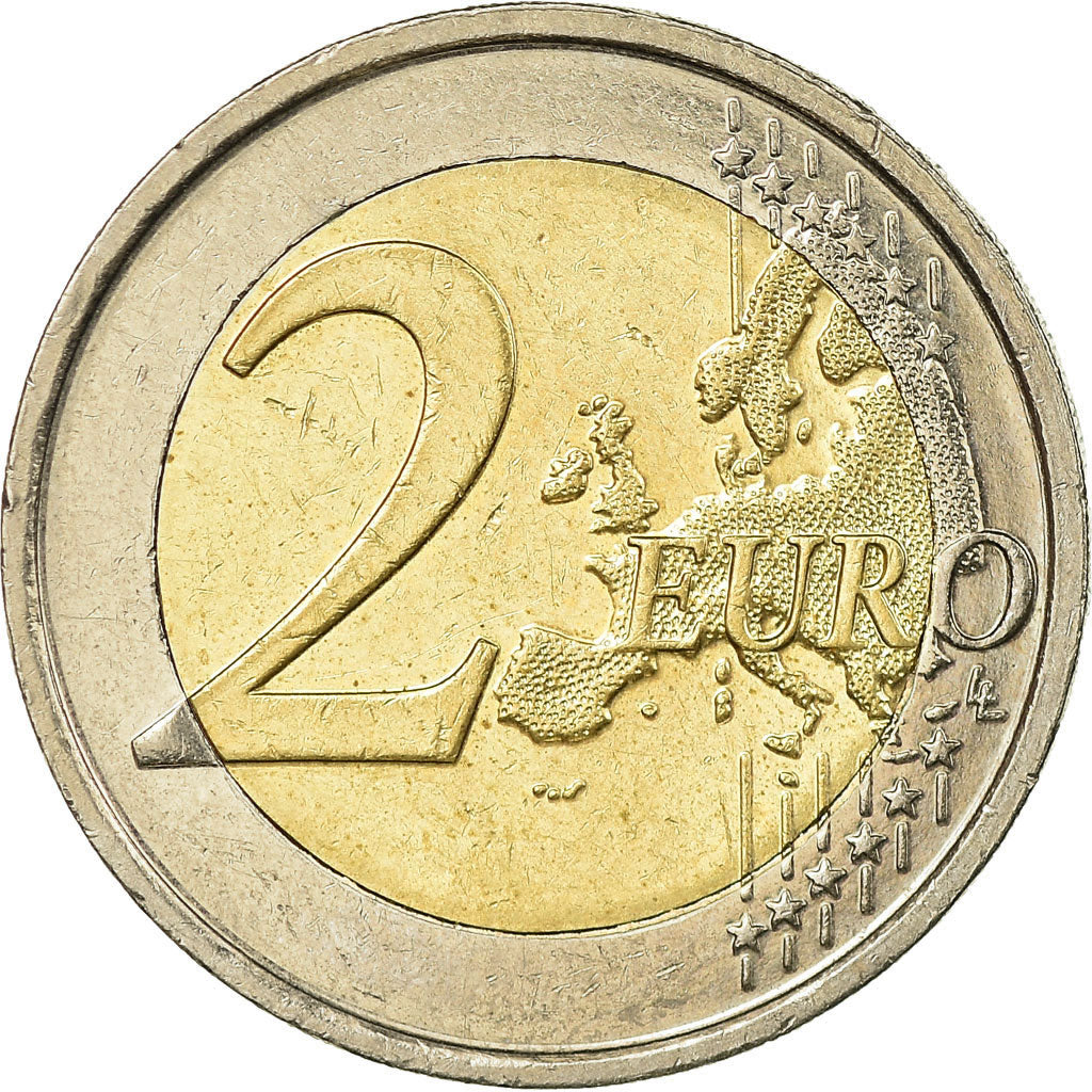 België, 2 Euro, 10 years euro, 2012, PR, Bi-Metallic, KM:315
