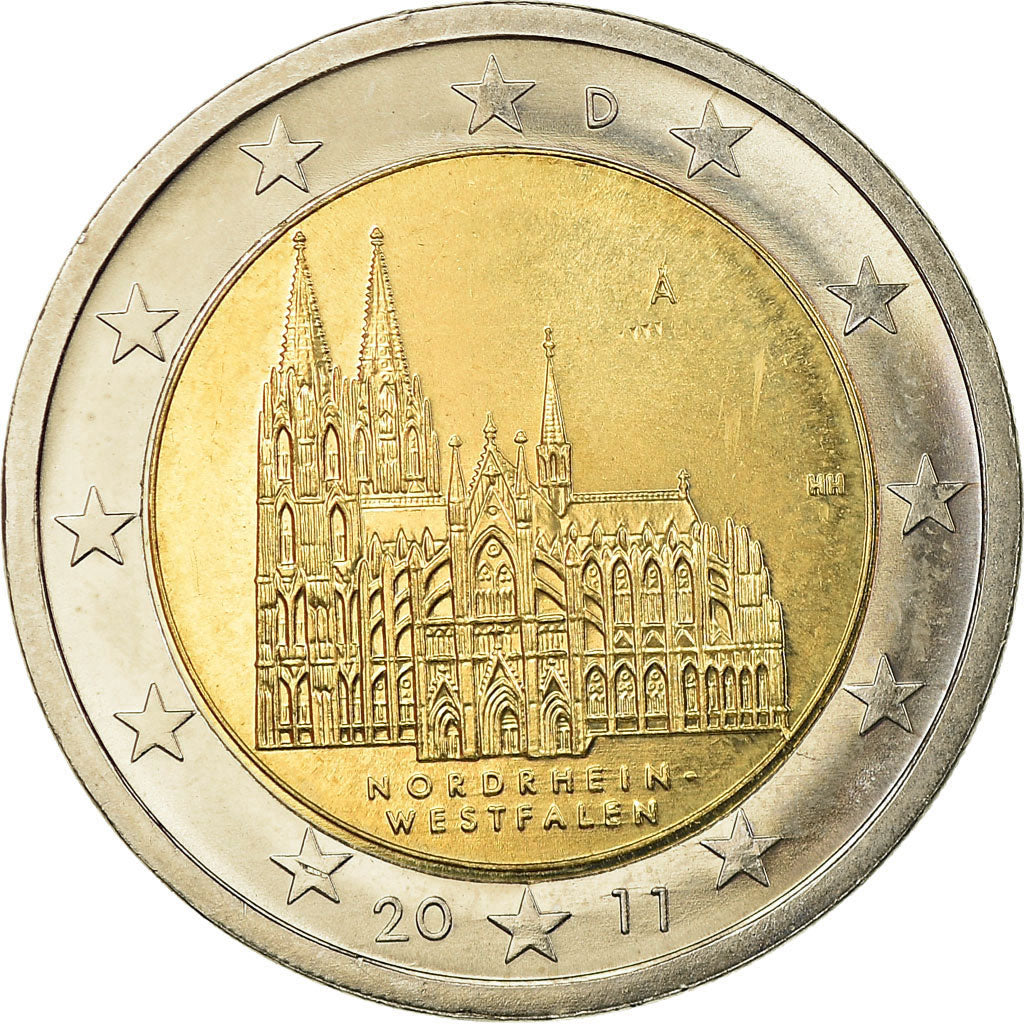 GERMANIA - REPUBBLICA FEDERALE, 2 Euro, NORDRHEIN - WESTFALEN, 2011, SPL