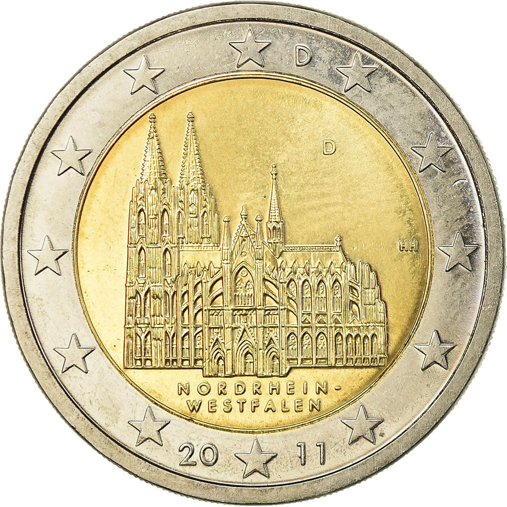 Bundesrepublik Deutschland, 2 Euro, NORDRHEIN - WESTFALEN, 2011, UNZ