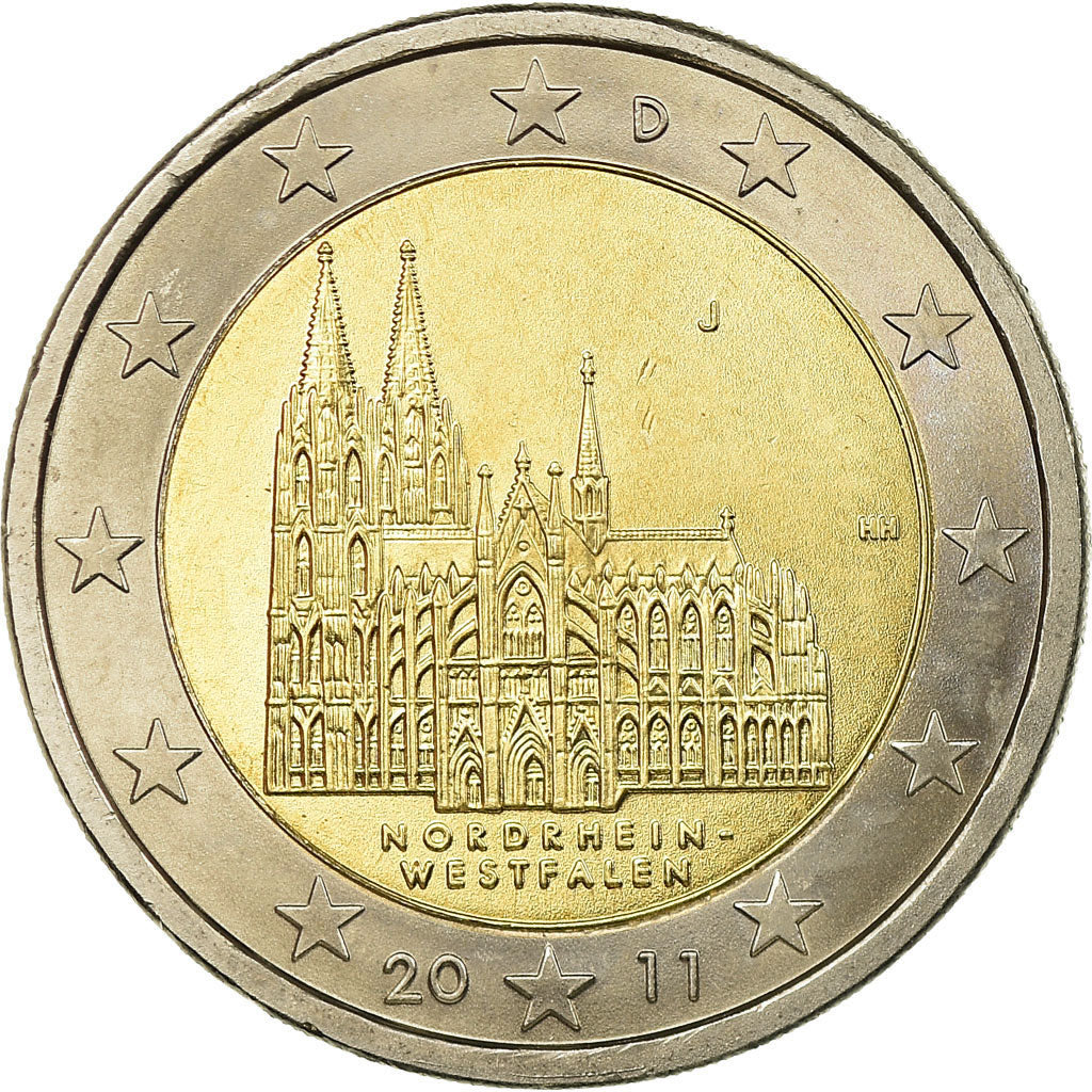 GERMANIA - REPUBBLICA FEDERALE, 2 Euro, NORDRHEIN - WESTFALEN, 2011, SPL