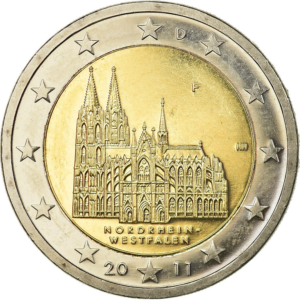 Niemcy - RFN, 2 Euro, NORDRHEIN - WESTFALEN, 2011, Stuttgart, MS(63)