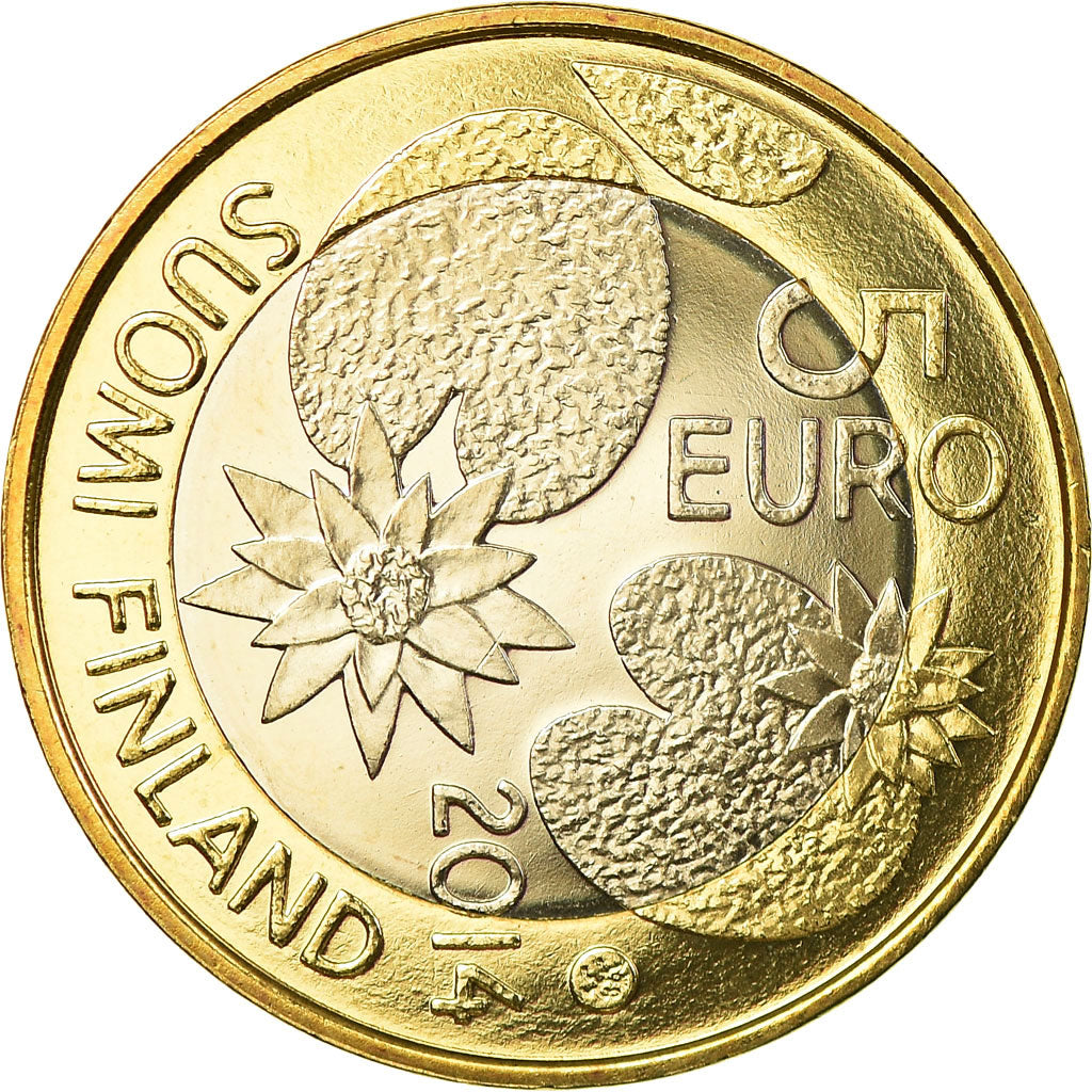Finlandia, 5 Euro, 2014, SPL, Bi-metallico