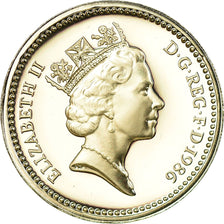 Monnaie, Grande-Bretagne, Elizabeth II, Pound, 1986, Proof, FDC, Argent, KM:946a