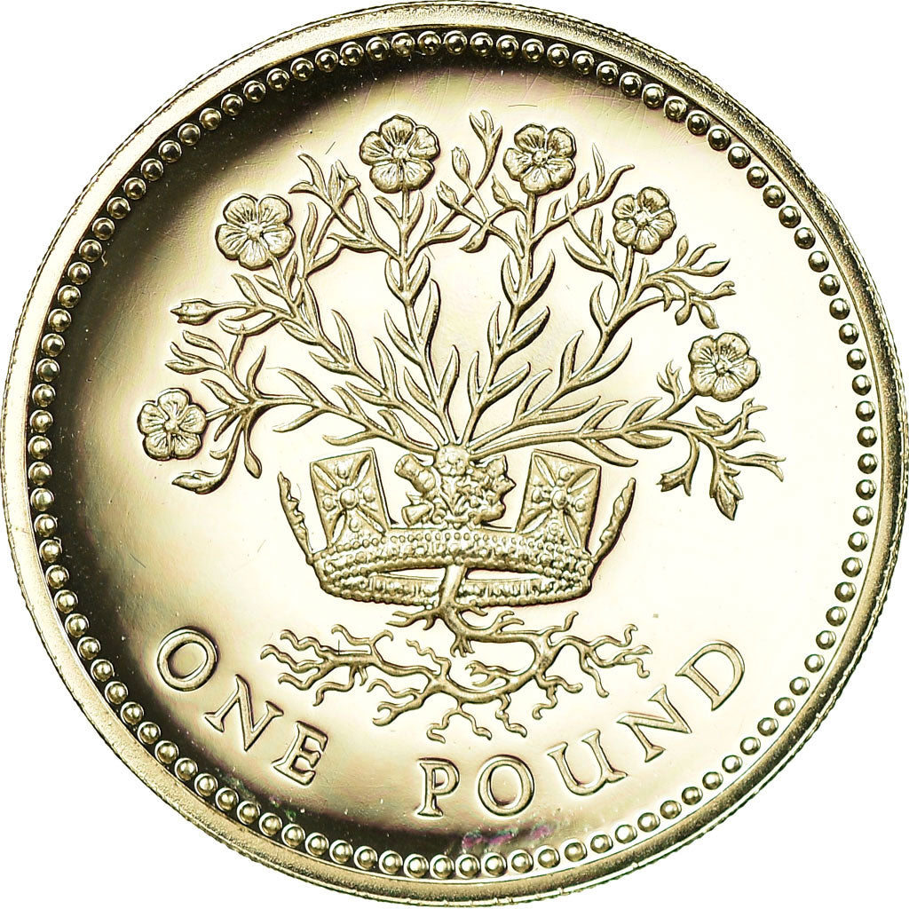 Monnaie, Grande-Bretagne, Elizabeth II, Pound, 1986, Proof, FDC, Argent, KM:946a