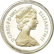 Monnaie, Grande-Bretagne, Elizabeth II, Pound, 1983, SPL, Argent, KM:933a