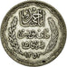 Coin, Tunisia, Ahmad Pasha Bey, 5 Francs, 1936, Paris, AU(50-53), Silver, KM:261