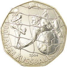 Österreich, 5 Euro, centennial of austrian soccer, 2004, UNZ, Silber, KM:3113