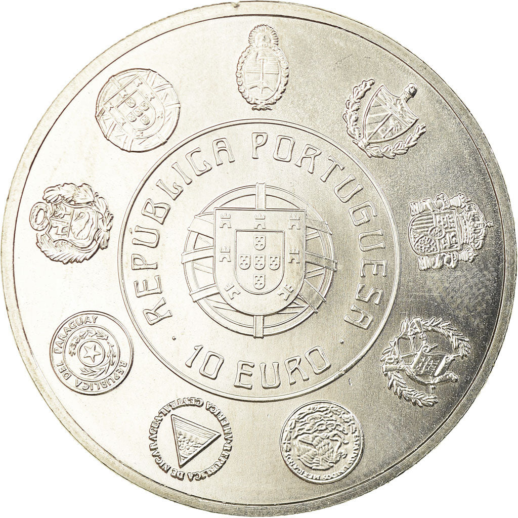Portogallo, 10 Euro, 2010, SPL, Argento, KM:803