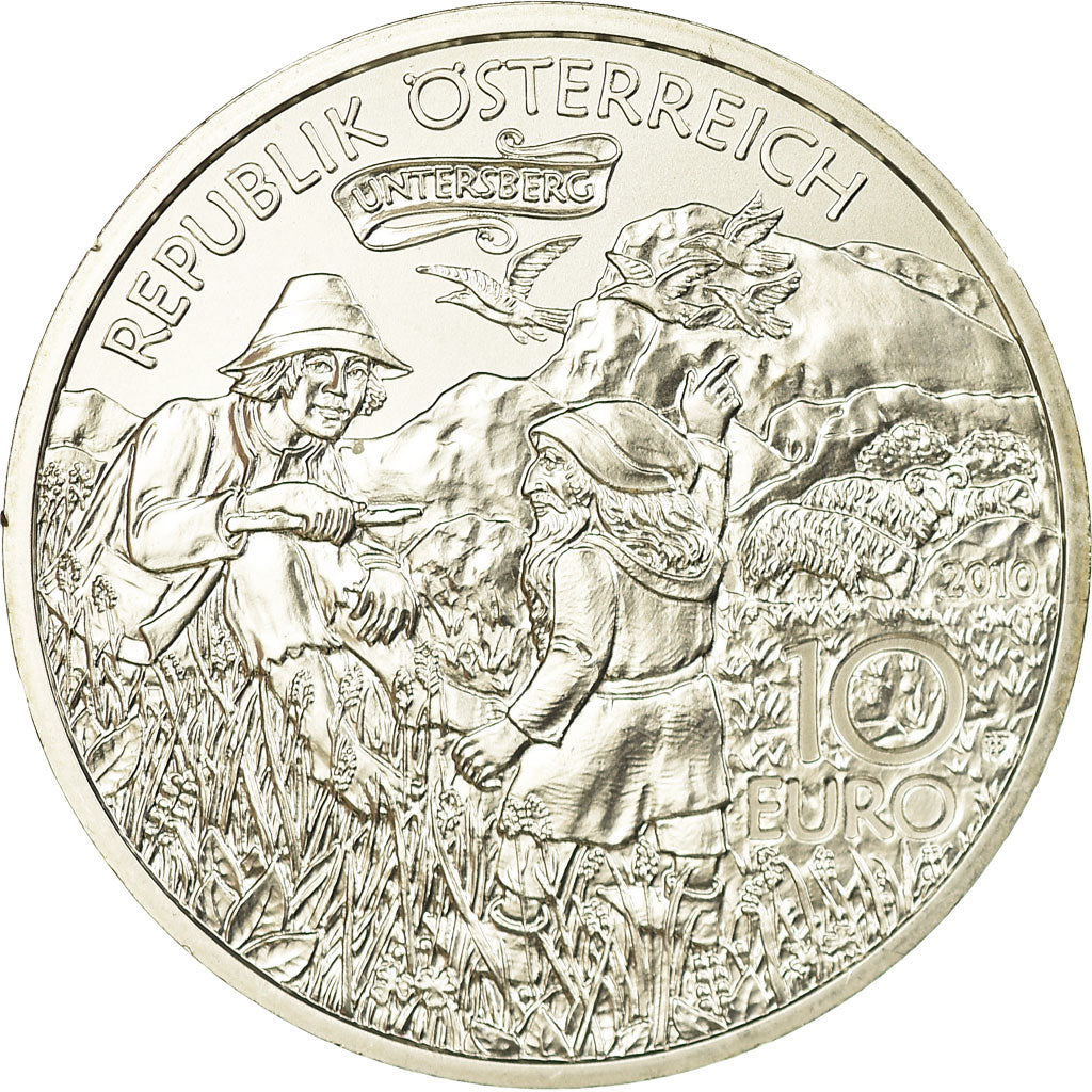 Coin, Austria, 10 Euro, 2010, Vienna, (Wien), MS(63), Silver, KM:3186