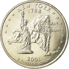 Coin, United States, New York, Quarter, 2001, U.S. Mint, Denver, MS(65-70)
