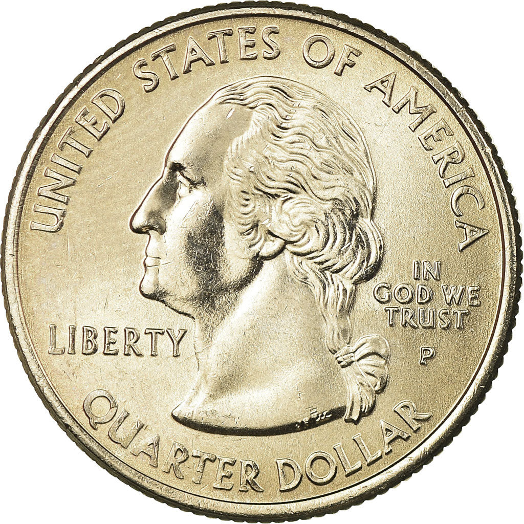 Coin, United States, Mississippi, Quarter, 2002, U.S. Mint, Philadelphia