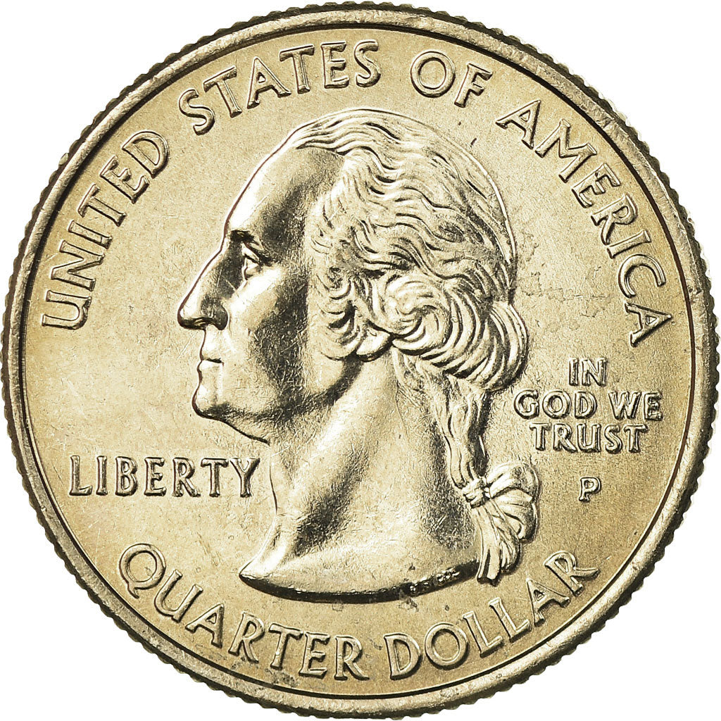 Coin, United States, North Dakota, Quarter, 2006, U.S. Mint, Philadelphia