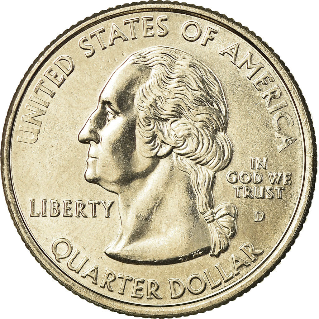 Coin, United States, Utah, Quarter, 2007, U.S. Mint, Denver, MS(65-70)