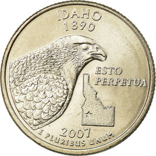 Coin, United States, Idaho, Quarter, 2007, U.S. Mint, Philadelphia, MS(65-70)
