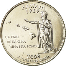 Coin, United States, Hawaii, Quarter, 2008, U.S. Mint, Denver, MS(65-70)