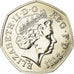 Coin, Great Britain, Elizabeth II, Badminton, 50 Pence, 2011, British Royal