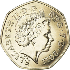 Coin, Great Britain, Elizabeth II, Boxing, 50 Pence, 2011, British Royal Mint